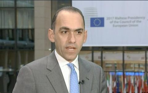 Harris Georgiades, Cyprus Finance Minister, speaks during a CNBC interview (video)