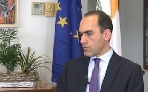 Harris Georgiades, Cyprus Finance Minister, speaks during a BBC interview, 2014  (video)