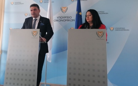 Κοινή Δημοσιογραφική Διάσκεψη του Υπουργού Οικονομικών,  κ. Κωνσταντίνου Πετρίδη και της Αντιπροέδρου της Ευρωπαϊκής Τράπεζας Επενδύσεων, κυρίας Pavlova